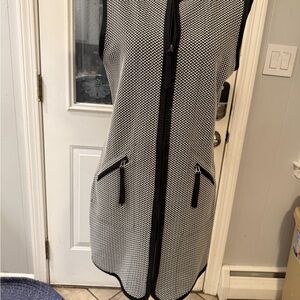 Max Studio Monochrome Sleeveless Mini Dress